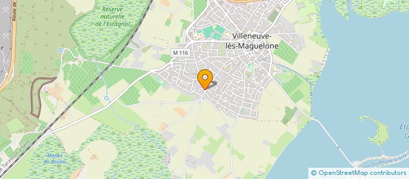 localisation de l'entreprise MONSIEUR OLIVIER THUNE  VILLENEUVE-LES-MAGUELONE