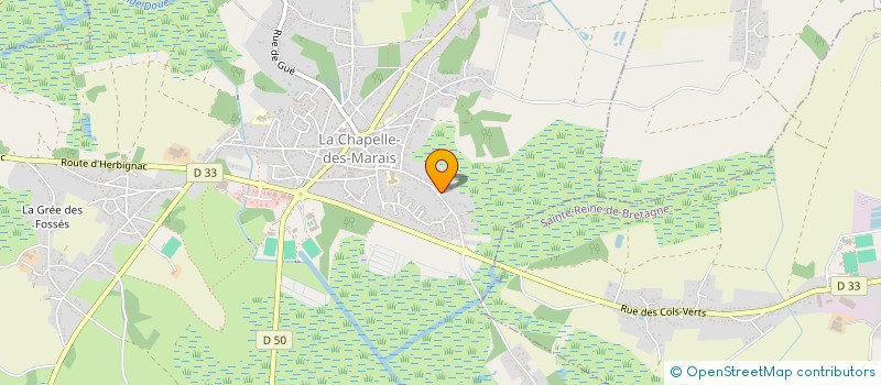 localisation de l'entreprise MONSIEUR OLIVIER TILLARD à LA CHAPELLE-DES-MARAIS
