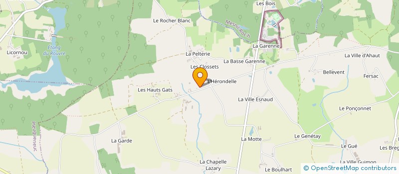 localisation de l'entreprise MONSIEUR OLIVIER TINTENIAC à MEILLAC