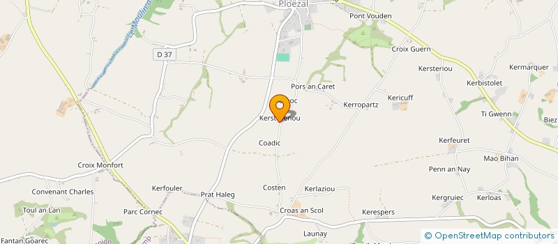 localisation de l'entreprise MONSIEUR OLIVIER TIREL  PLOEZAL