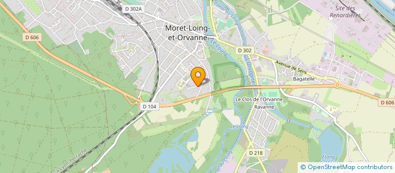 localisation de l'entreprise MONSIEUR OLIVIER TOMASONI à MORET-LOING-ET-ORVANNE