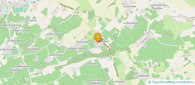 localisation de l'entreprise MONSIEUR OLIVIER TORTON  LE LOROUX-BOTTEREAU