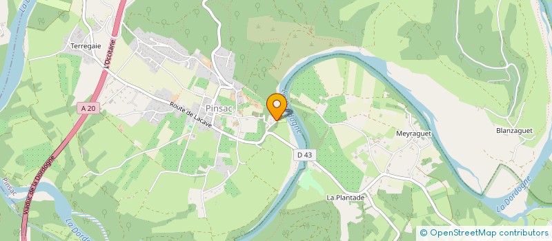 localisation de l'entreprise MONSIEUR OLIVIER TOURANGIN  PINSAC