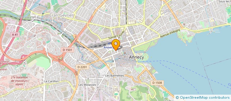 localisation de l'entreprise MONSIEUR OLIVIER TOUREL à ANNECY