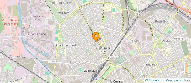 localisation de l'entreprise MONSIEUR OLIVIER TOURRET  REIMS