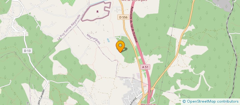 localisation de l'entreprise MONSIEUR OLIVIER TOURY  MEYRARGUES