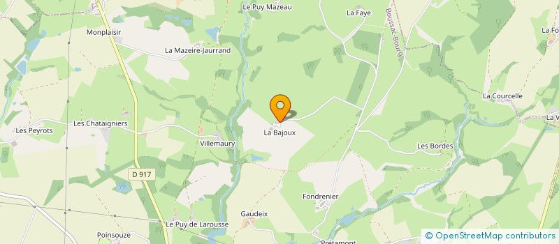 localisation de l'entreprise MONSIEUR OLIVIER TOUSSAINT à BOUSSAC-BOURG
