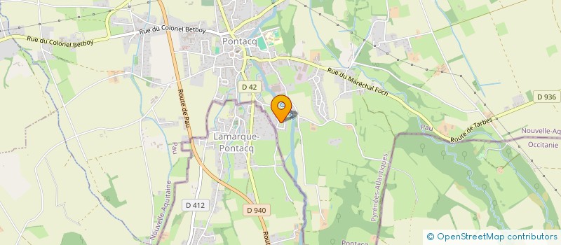 localisation de l'entreprise MONSIEUR OLIVIER TRABESSE  PONTACQ