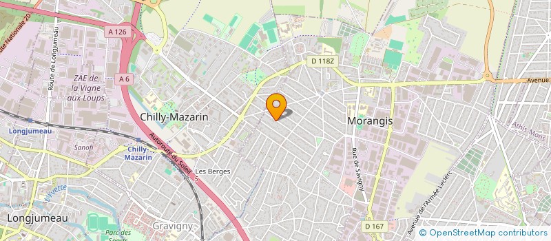 localisation de l'entreprise MONSIEUR OLIVIER TRAN  MORANGIS