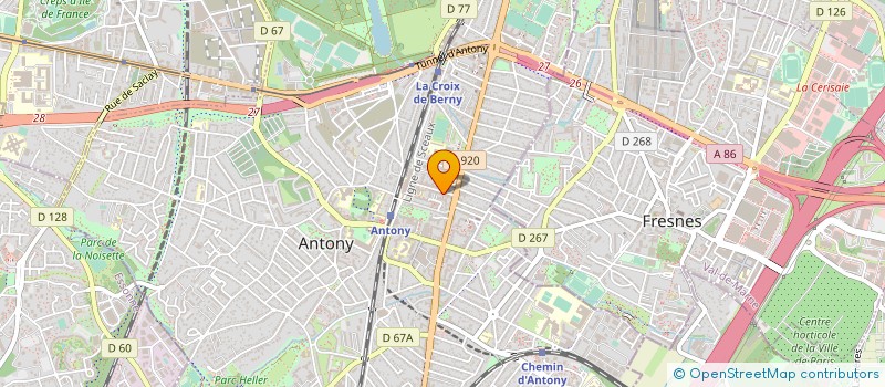 localisation de l'entreprise MONSIEUR OLIVIER TRAN-MINH à ANTONY