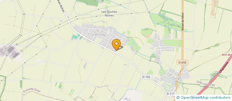 localisation de l'entreprise MONSIEUR OLIVIER TRANQUARD  GRANZAY-GRIPT