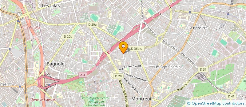 localisation de l'entreprise MONSIEUR OLIVIER TRAORE à MONTREUIL