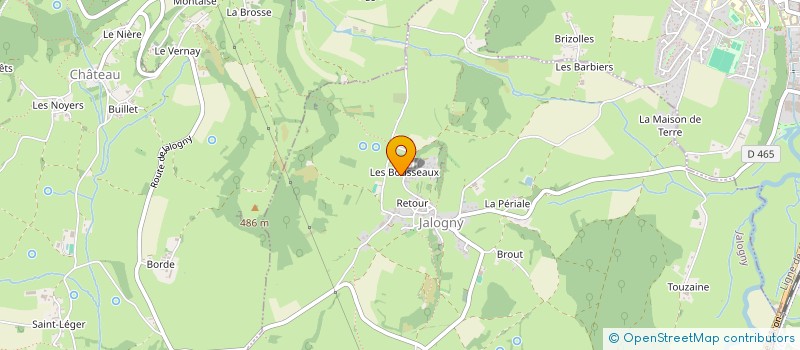 localisation de l'entreprise MONSIEUR OLIVIER TRAPON  JALOGNY