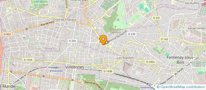localisation de l'entreprise MONSIEUR OLIVIER TRASSARD à FONTENAY-SOUS-BOIS