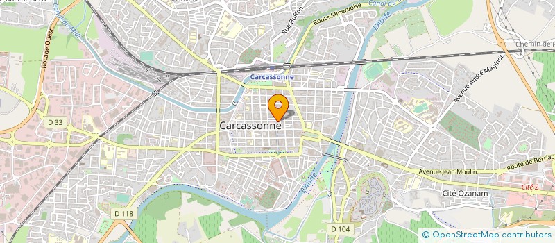 localisation de l'entreprise MONSIEUR OLIVIER TRILLES  CARCASSONNE