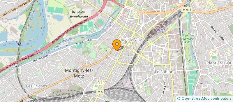 localisation de l'entreprise MONSIEUR OLIVIER TRITZ à METZ
