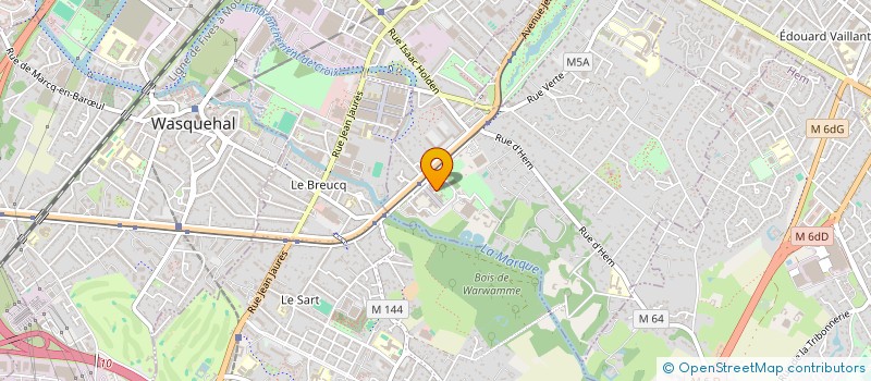 localisation de l'entreprise MONSIEUR OLIVIER TROBRILLANT  CROIX