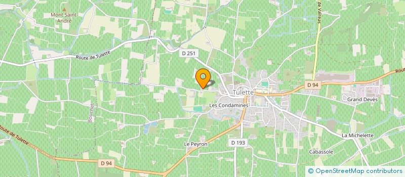 localisation de l'entreprise MONSIEUR OLIVIER TROLLIER  TULETTE