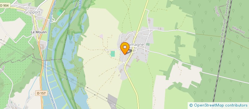 localisation de l'entreprise MONSIEUR OLIVIER TROMPETTE  CHAMAGNE