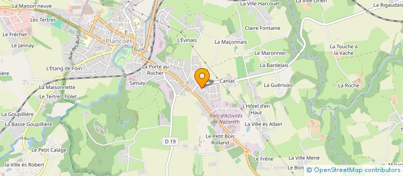 localisation de l'entreprise MONSIEUR OLIVIER TRONEL  PLANCOET