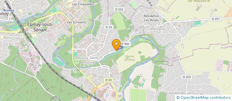 localisation de l'entreprise MONSIEUR OLIVIER TRUCA à BOUSSY-SAINT-ANTOINE