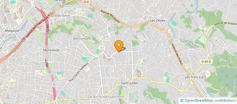 localisation de l'entreprise MONSIEUR OLIVIER TRUCHET  MARSEILLE