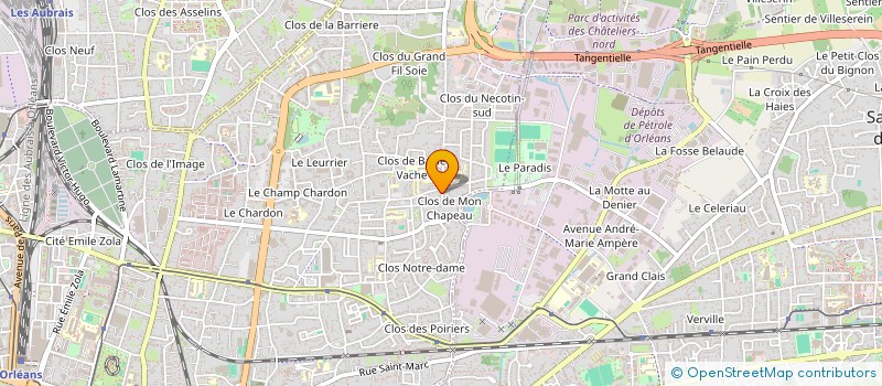 localisation de l'entreprise MONSIEUR OLIVIER TRUILLET à ORLEANS