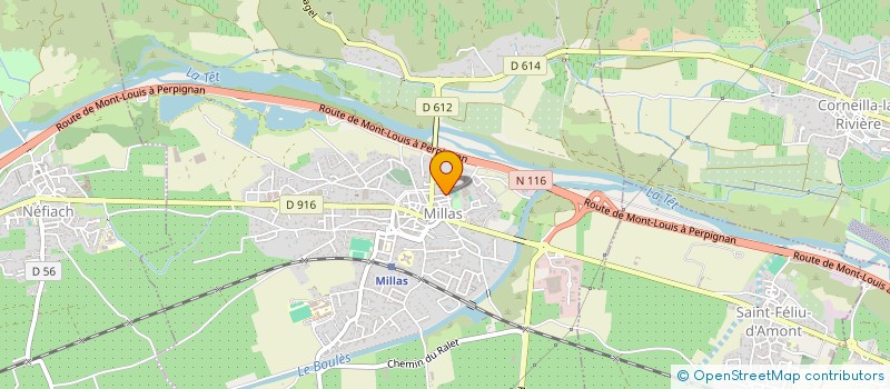 localisation de l'entreprise MONSIEUR OLIVIER TUBAU  ILLE-SUR-TET