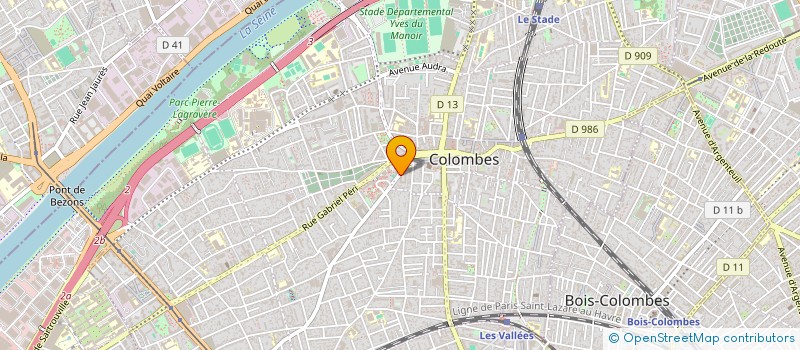 localisation de l'entreprise MONSIEUR OLIVIER TURCO  COLOMBES