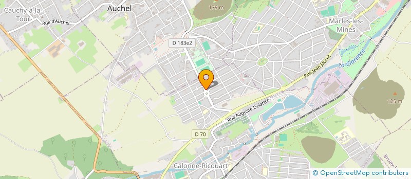 localisation de l'entreprise MONSIEUR OLIVIER TURLOTTE  CALONNE-RICOUART