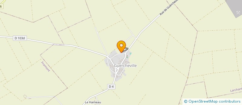 localisation de l'entreprise MONSIEUR OLIVIER TURPIN  GUERCHEVILLE