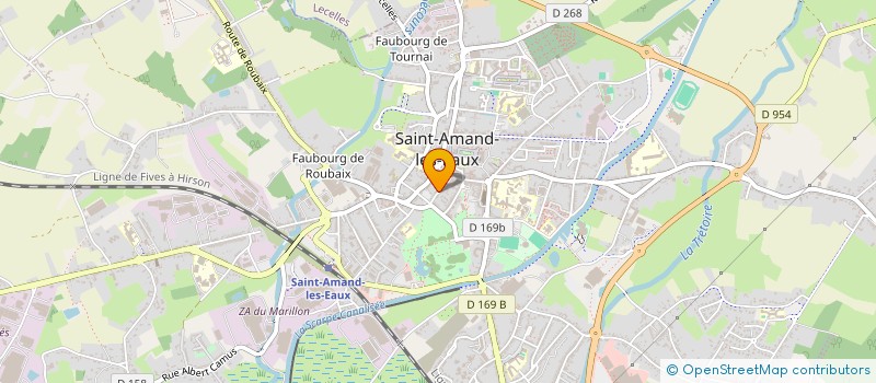 localisation de l'entreprise MONSIEUR OLIVIER TUZZEO à SAINT-AMAND-LES-EAUX