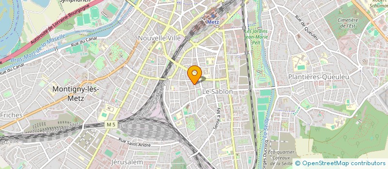 localisation de l'entreprise MONSIEUR OLIVIER TYTGAT  METZ
