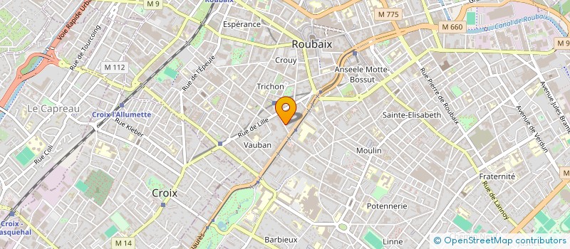 localisation de l'entreprise MONSIEUR OLIVIER UMECKER à ROUBAIX