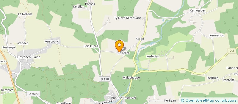 localisation de l'entreprise MONSIEUR OLIVIER URVOY DE PORTZAMPARC  PLOUAY