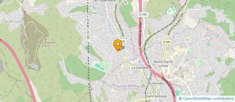 localisation de l'entreprise MONSIEUR OLIVIER VACQUIER à LES PENNES-MIRABEAU