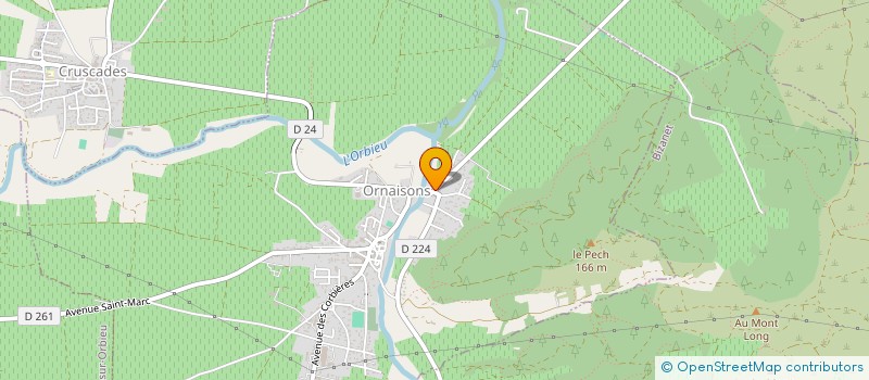 localisation de l'entreprise MONSIEUR OLIVIER VAGLIO  ORNAISONS