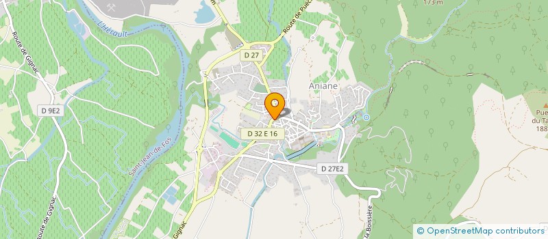 localisation de l'entreprise MONSIEUR OLIVIER VAISSE  ANIANE