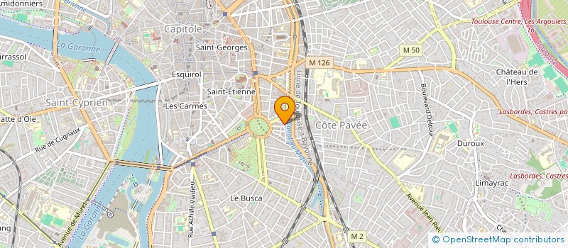 localisation de l'entreprise MONSIEUR OLIVIER VAISSEAU  TOULOUSE