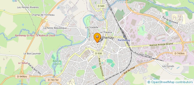 localisation de l'entreprise MONSIEUR OLIVIER VALLADE à PARTHENAY