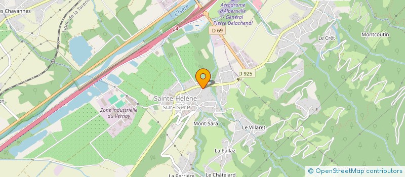 localisation de l'entreprise MONSIEUR OLIVIER VALLEE  SAINT-ALBAN-LEYSSE