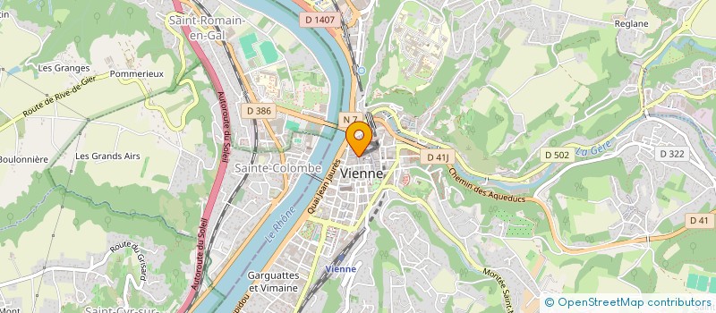 localisation de l'entreprise MONSIEUR OLIVIER VALLIN à VIENNE