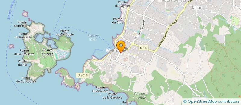 localisation de l'entreprise MONSIEUR OLIVIER VAN BOCKSTAEL à SIX FOURS LES PLAGES