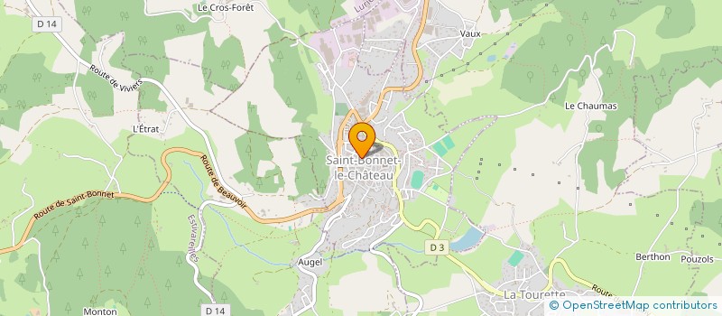 localisation de l'entreprise MONSIEUR OLIVIER VAN-HULST  SAINT-BONNET-LE-CHATEAU