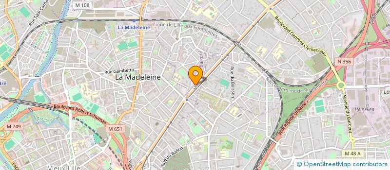 localisation de l'entreprise MONSIEUR OLIVIER VANBAELINGHEM à MARCQ-EN-BARŒUL
