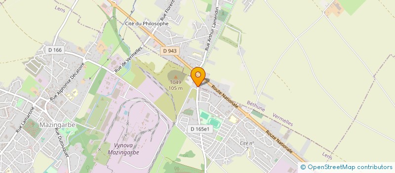 localisation de l'entreprise MONSIEUR OLIVIER VANDENDRIES-LESTIENNE  VERMELLES