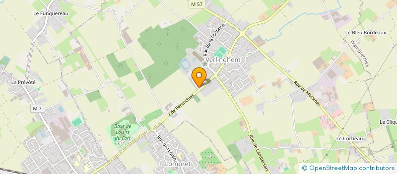 localisation de l'entreprise MONSIEUR OLIVIER VANHEE  VERLINGHEM