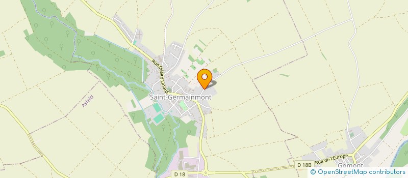 localisation de l'entreprise MONSIEUR OLIVIER VANMEENEN  SAINT-GERMAINMONT