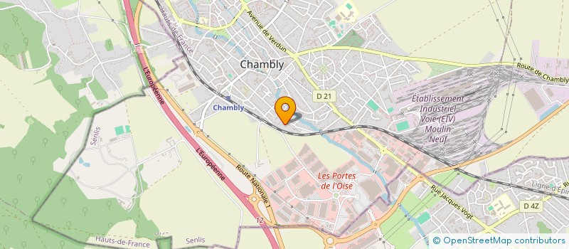 localisation de l'entreprise MONSIEUR OLIVIER VANTHOURNOUT à CHAMBLY