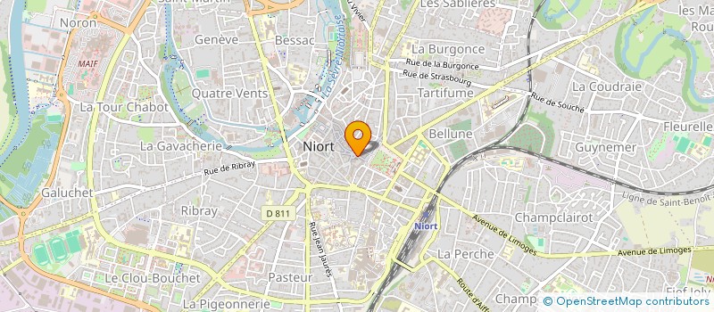 localisation de l'entreprise MONSIEUR OLIVIER VANUXEM à NIORT